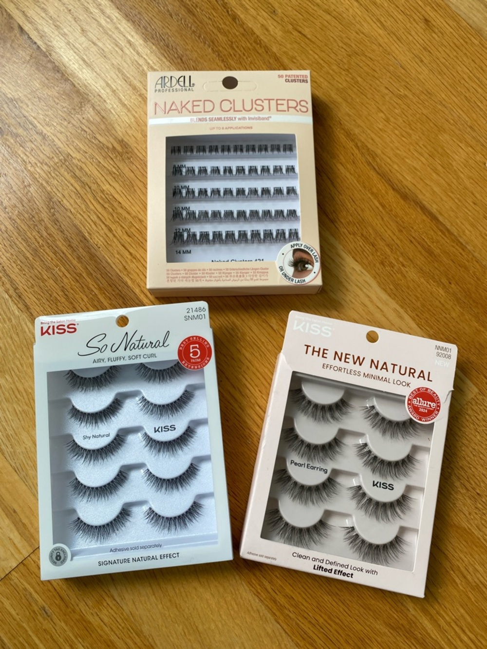 Ardell & Kiss False Eyelashes Lot - Black New